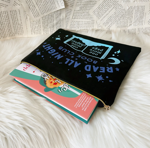 Read All Night Zipper Bag