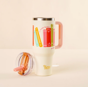 40 oz Tumbler – So Many Books, So Little Time Edition