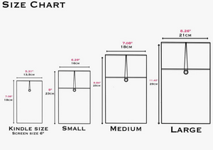 Pink/Mauve Cherry Blossom Book Sleeve with Pocket and Button Closure