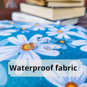 Daisy Book Sleeve with Pocket and Button Closure