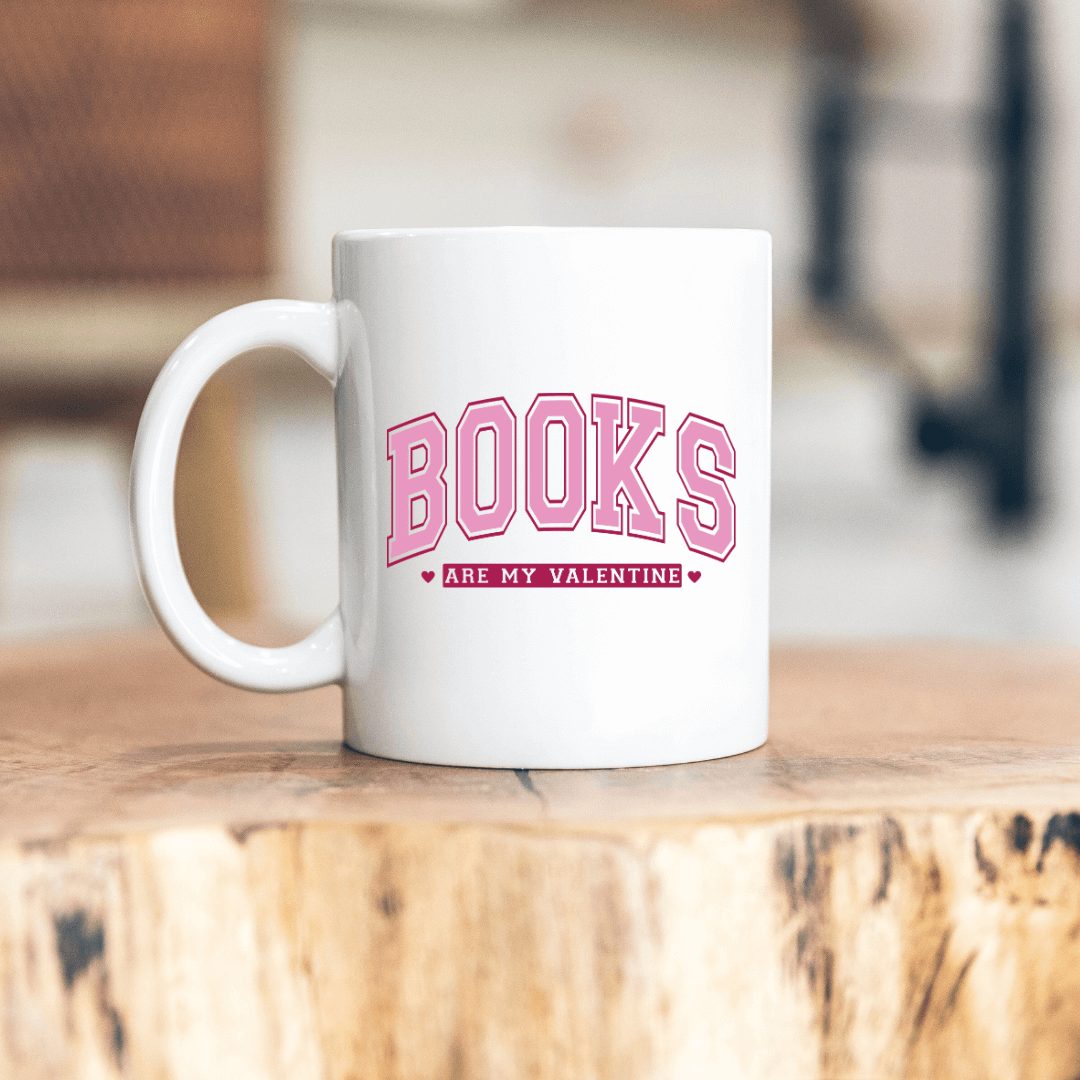 Books Are My Valentine Mugs