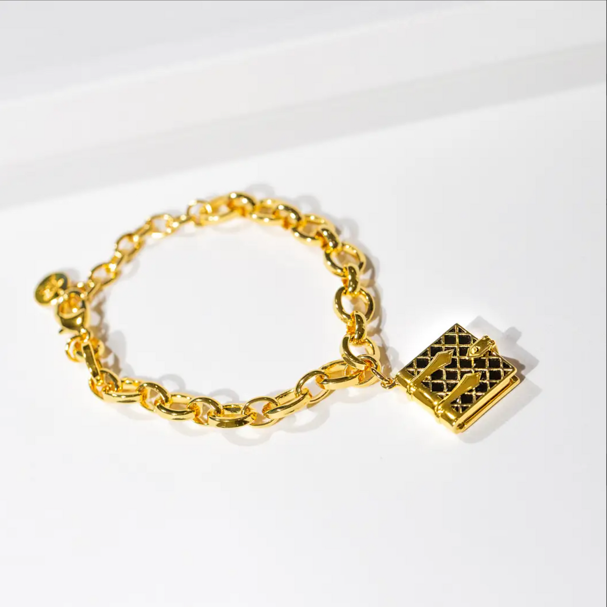 Book Charm Bracelet (Black)